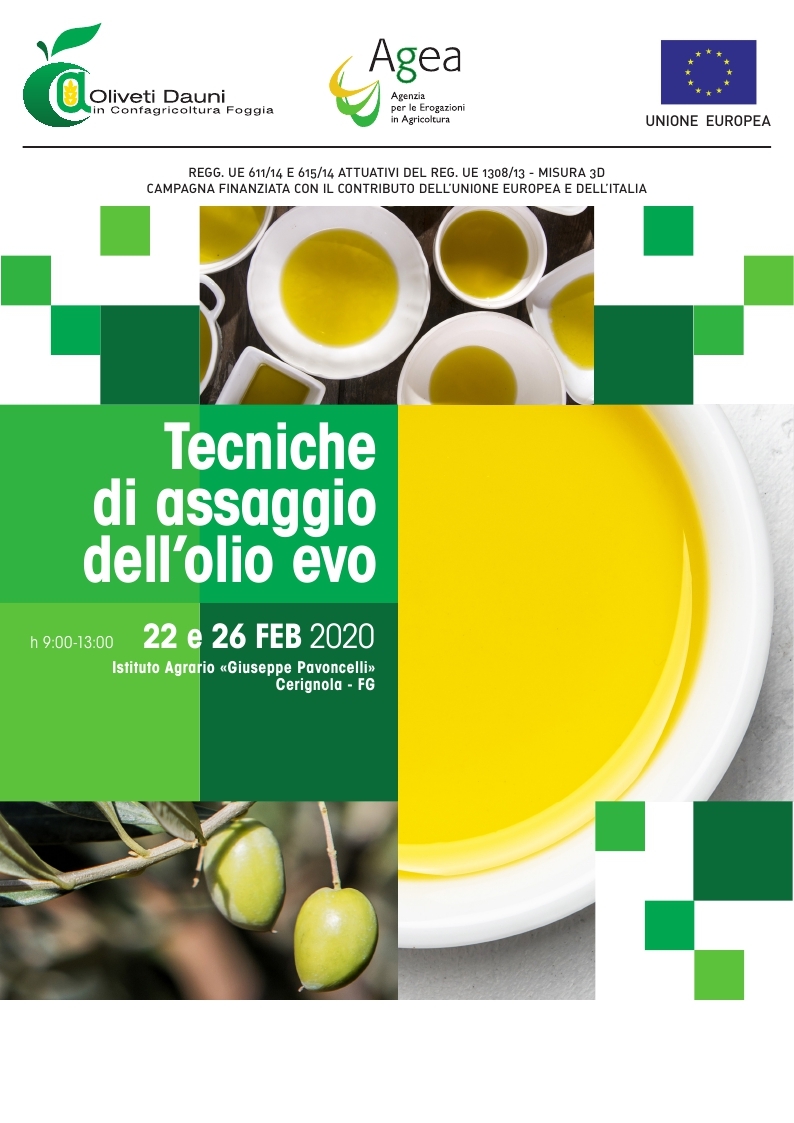 Tecniche di assaggio dell’olio evo