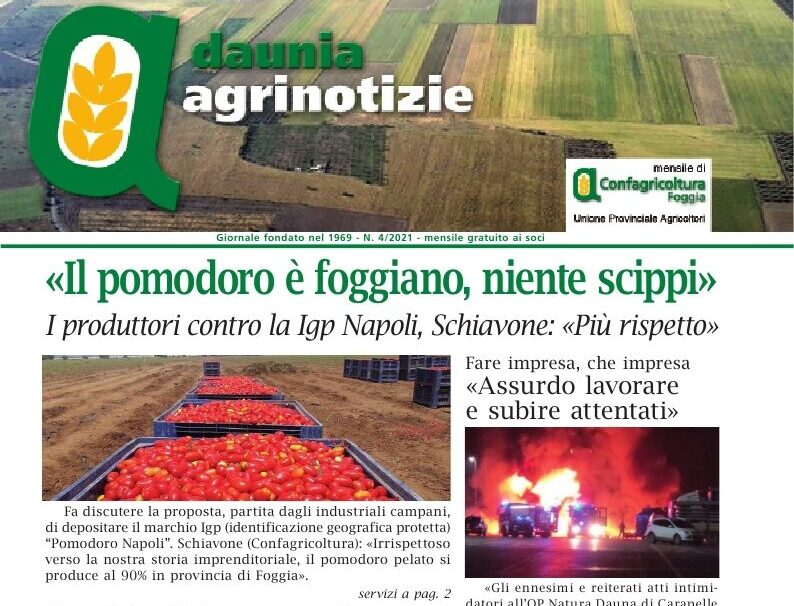 Daunia Agrinotizie Aprile