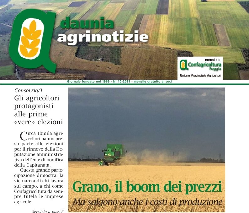 Daunia Agrinotizie Ottobre