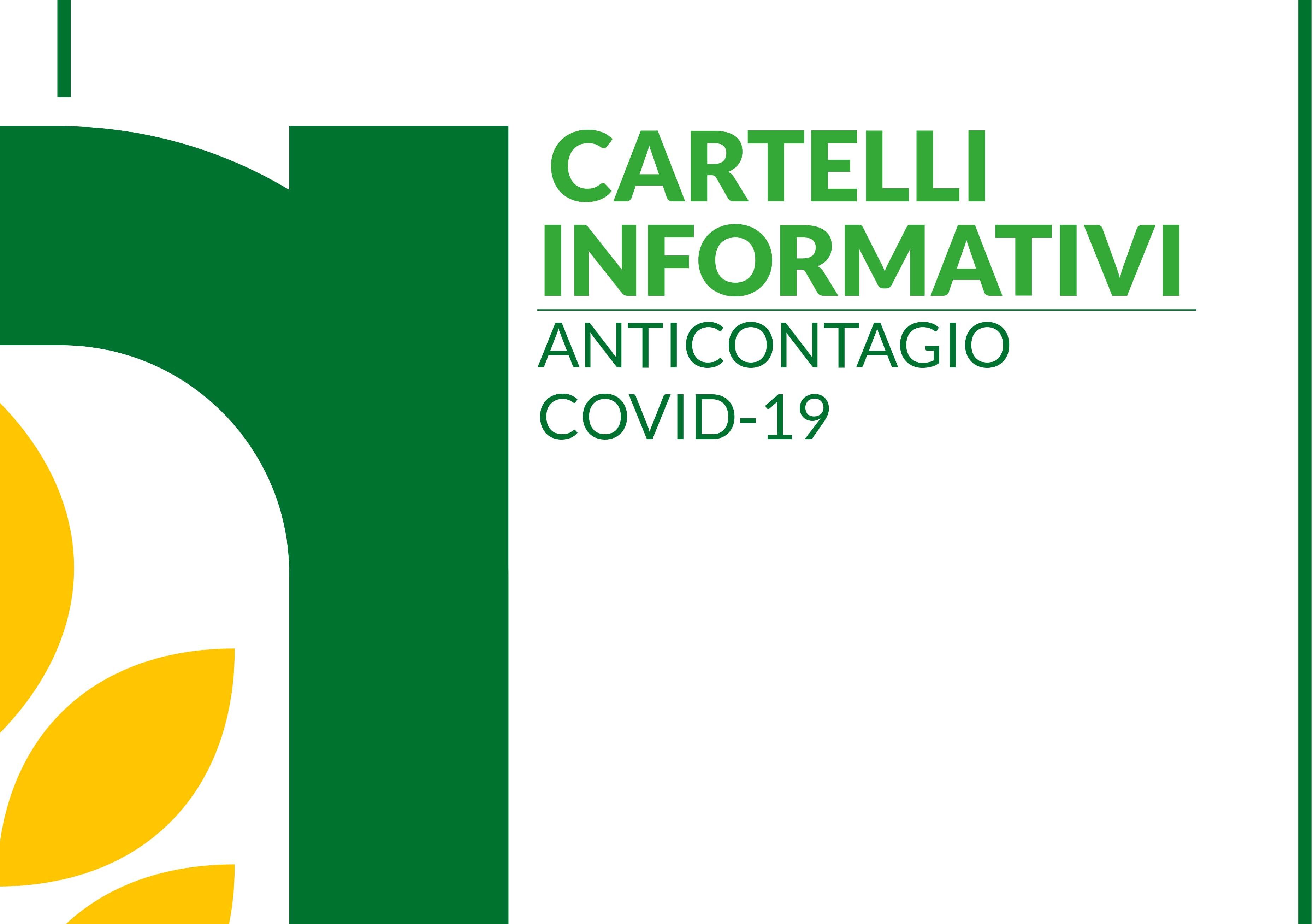 Cartelli informativi anticontagio Covid-19
