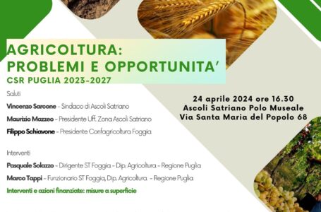 Agricoltura: problemi e opportunità